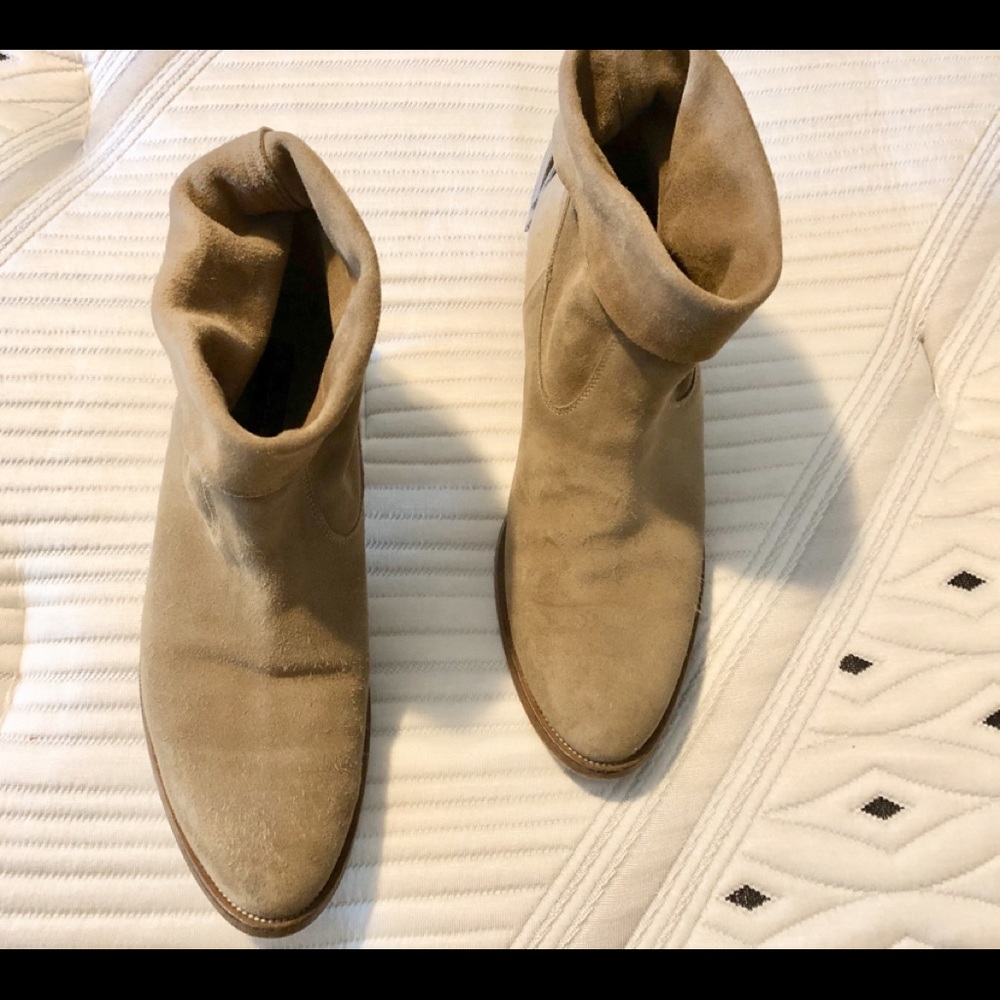 Steven Suede Fringe Boots, 10 Very Good Condition